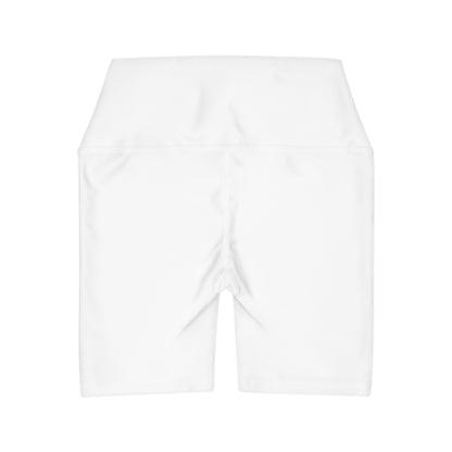 High Waisted Yoga Shorts (AOP)