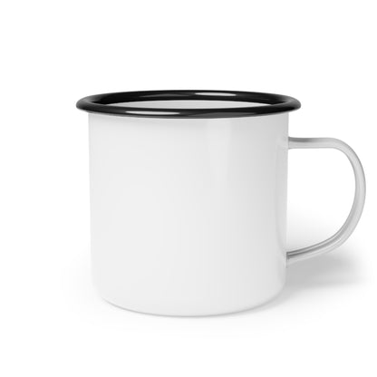 Enamel Camp Cup -Pòt Kafe - Left Handed