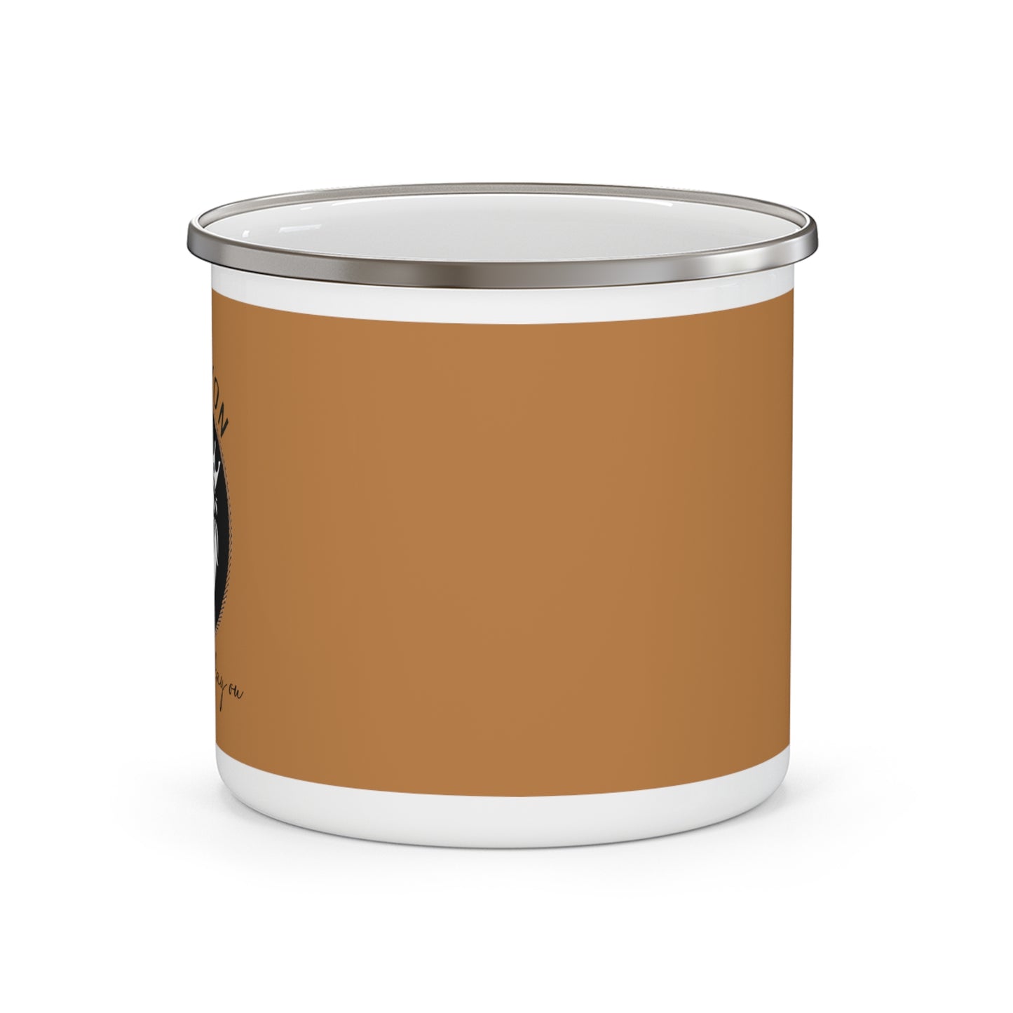 Enamel Camping Mug - Left Hand